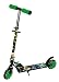 Toyhouse Ben 10 Two Wheeled Metal Folding Skate Scooter with Light Up Wheels and Height Adjustable Handlebar, Black & Green RS.1150.00