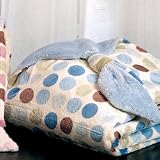 Carter's Knot Blanket - Blue/Polka Dot