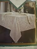 Waterford Tablecloth White Cotton 70 X 126