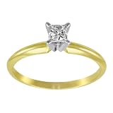 41PeRQKO0FL. SL160  Princess Cut Cubic Zirconia CZ Wedding and Engagement Ring Set in Sterling Silver Size 7