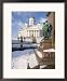 Lutheran Christian Cathedral in Winter Snow, Helsinki, Finland, Scandinavia, Europe Framed Art Poster Print by Gavin Hellier, 18x22