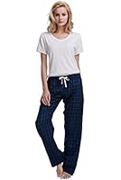 CYZ Women's 100% Cotton Super Soft Flannel Plaid Pajama/Lounge Pants