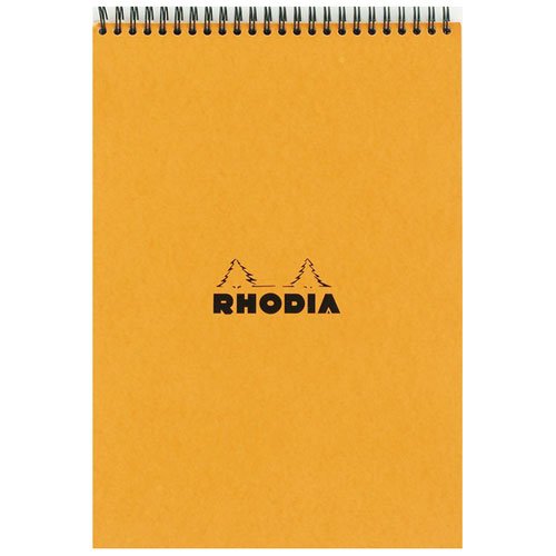 Rhodia Classic Orange Wirebound Graph Pad 8 x 12 (#18) Image Rhodia Classic Orange Wirebound Graph Pad 8 x 12 (#18)