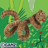 Webkinz Striped Snake with Webkinz Magnetic Bookmark