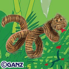 New Webkinz Striped Snake Plush Stuffed Animal by Webkinz