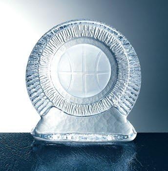 Molten Glass Basketball Iceberg Trophy