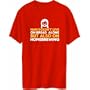 Man Doesn't Live On Bread Alone But Also On Homebrewing Hobbies Mens T-Shirt (Red, Sizes X-Small - XXX-Large)