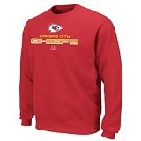Kansas City Chiefs Red Classic Heavyweight III Pullover Crew Sweatshirt (Large)