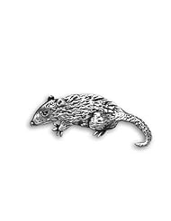 Sterling Silver Possum Pin by The Magic Zoo