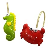 Crab Cove Shower Curtain Hooks