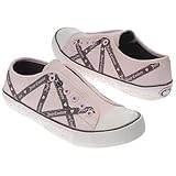Juicy Couture Dara Pink Canvas Slip On Tennis Shoes