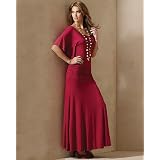 Ankle-length batwing dress