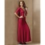 Ankle-length batwing dress