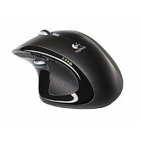 Logitech MX Revolution Cordless Laser Mouse for Apple Mac - Black (910-000673)