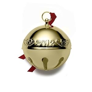 #!Cheap Wallace 2012 Gold Plated Sleigh Bell Ornament, 23rd Edition