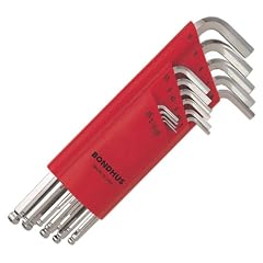 Bondhus 17095 Kugelkopf Winkelschl�ssel Satz 15-teilig, extra lang