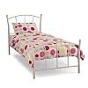 Serene White Childrens Single Bed Penny 3ft Glossy White Single Bed Frame