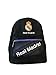 Icon Sports Official Licensed Backpack, Real Madrid, Black