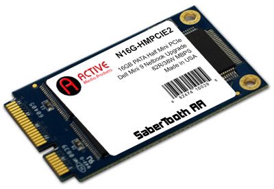 AMP 16GB SaberTooth-AA 50mm PATA Half Mini PCIe SSD for Dell Mini-9 ...