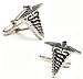 Caduceus Cufflinks - Medical Themed Formal Wear - Cufflinks