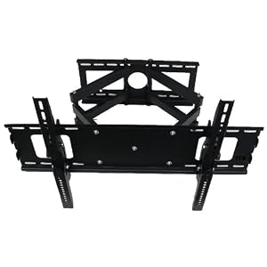 Double arm extra strong swing arm Plasma TV wall bracket to fit 50