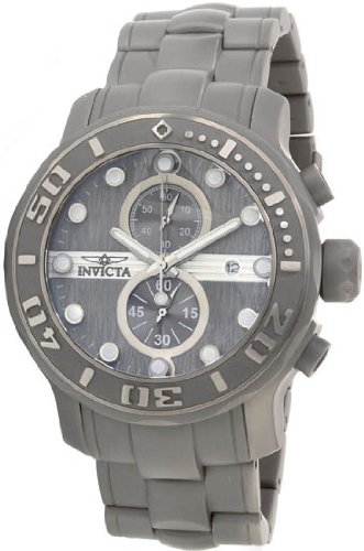 Invicta 0881 Stainless Steel Signature Ocean Ghost Chronograph Watch (Gray)
