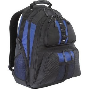 Amazon.com: Targus Sport Backpack Case Designed for 15.4 Inch Notebooks TSB215 (Black with Blue Accents): Computers & Accessories