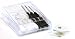 Fix-all Eyeglass Sunglass Repair Kit w/cleaning cloth & magnifier