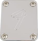 Fender F Neckplate Chrome - B000WN4J9S