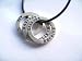 Ask Believe Receive Sterling Silver Affirmation Ring Cord Necklace
