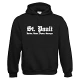 Produkt-Bild: Kapuzensweatshirt St. Pauli Harder Better Faster Stronger S M L XL XXL XXXL