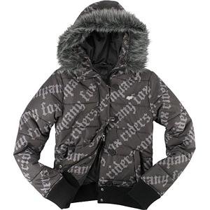 Fox Racing Women's Snow Bunny Jacket - X-Small/Black/Grey