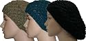 Ladies Knitted Beret Hat GL307 - 3 Colours Available