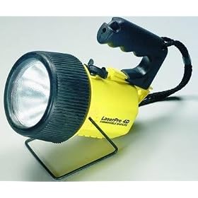 Pelican Products Inc - Laser Pro Submersible Hand Held 4D Yellow Body Spot Light