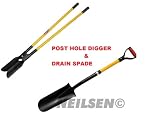 from NEILSEN POST HOLE DIGGER & DRAIN / GRAFTING SPADE SET Model CT1148