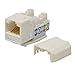 LOGICO CAT5E 50 PACK 110 PUNCH DOWN 8P8C WHITE KEYSTONE JACK ETHERNET NETWORK RJ45