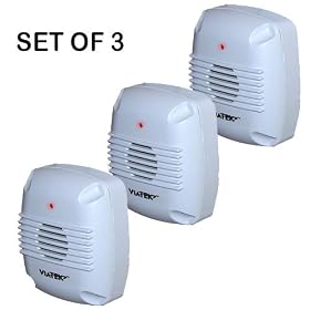Viatek PR303PK-Ultrasonic Pest Repeller (3 Pack)