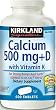 Kirkland Signature Calcium 500 mg + Vitamin D with Vitamin K - 600 Tabs