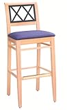 AC Furniture 607 Bar Stool with Upholstered Seat
