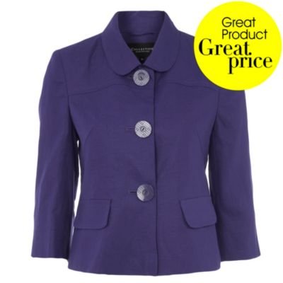 Collection-Purple salus linen jacket Thumbnail Image