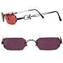 GOTHIC VAMPIRE GLASSES, BLACK/PURPLE