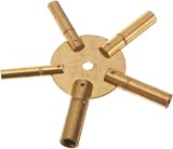 Paylak UNIKEY-1O Odd Sizes 5 Prong Universal Clock Key for Winding Clocks
