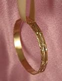 ~EMMA~ 18K Gold Filled Ladies Bangle Bracelet - Available in Various Sizes