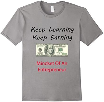 Men's Mindset Of An Entrepreneur - Success Shirt Medium Slate