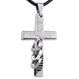 Celtic+Cross+Circle+Stainless+Steel+Necklaces+Pendant+For+Men