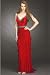 Apparel : Elegant Tiered Red Evening Dreses by Mikael Aghal