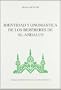 Identidad y onomastica de los bereberes de Al-Andalus (Spanish Edition)