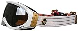 Roxy Mist Snowboard Goggles - Shiny White Frame / Brown Silver Flash Lens