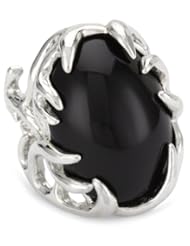 House of Harlow 1960 Oval Cabochon Antler Ring