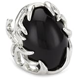 House of Harlow 1960 Oval Cabochon Antler Ring